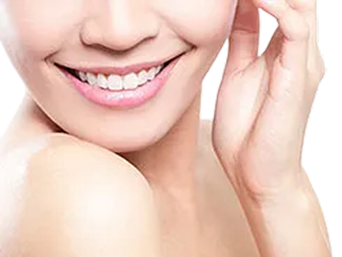 白い歯｜白い歯で笑う女性の画像