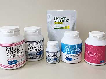 エステ・サプリ｜サプリメント各種
この他にも数十種類のサプリメントがあります。