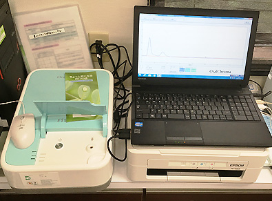 各種検査｜オーラルクロマ（口臭測定器）